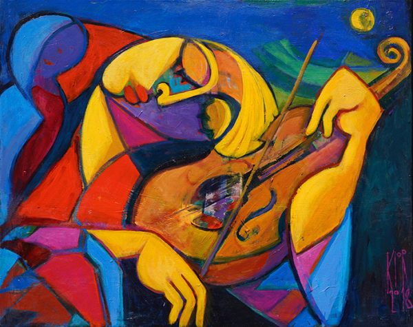 0085-Die-Geigenspielerin